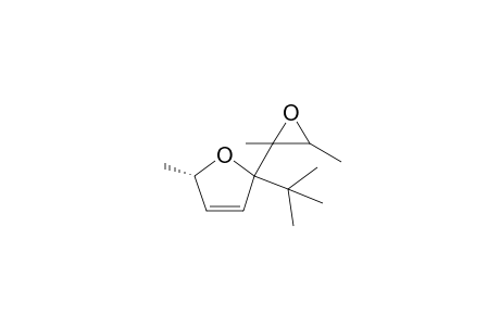 (+)-(5S)-2-tert-butyl-2-(2',3'-dimethyloxiran-2'-yl)-5-methyl-2,5-dihydrofuran