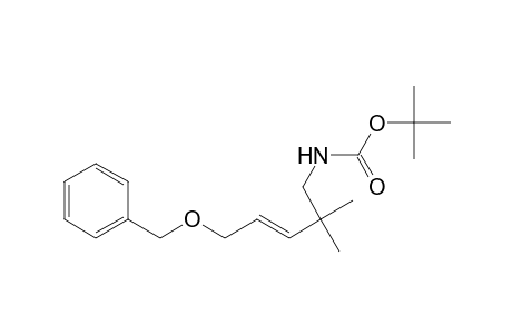 Carbamic acid, [2,2-dimethyl-5-(phenylmethoxy)-3-pentenyl]-, 1,1-dimethylethyl ester, (E)-