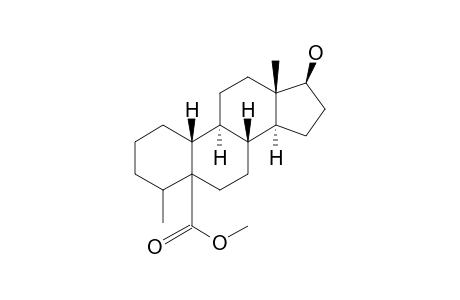 A-Norestrane-5-acetic acid, 17-hydroxy-3-methyl-, methyl ester, (3.alpha.,5.beta.,17.beta.)-