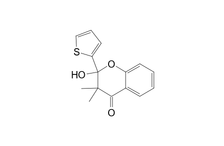 2-Hydroxy-3,3-dimethyl-2-(thiophen-2-yl)chroman-4-one