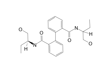 Biphenyl-2,2'-dicarboxylic acid bis-[(1R-hydroxymethylpropyl)amide]