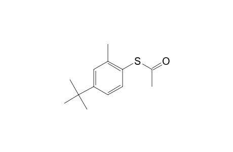 4-Tert-butyl-2-methylthiophenol, S-acetyl-