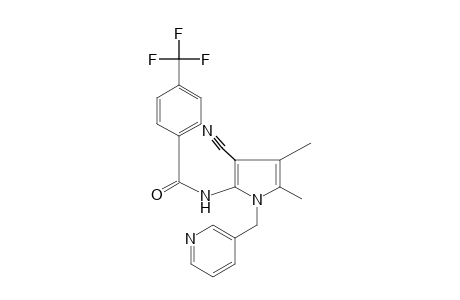 N-{3-cyano-4,5-dimethyl-1-[(3-pyridyl)methyl]pyrrol-2-yl}-alpha,alpha,alpha-trifluoro-p-toluamide