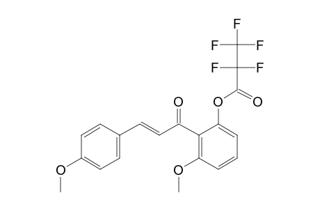 4,6'-Dimethoxy-2'-hydroxychalcone, pentafluoropropionate