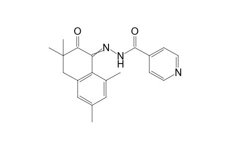 isonicotinic acid, (3,4-dihydro-2-oxo-3,3,6,8-tetramethyl-1(2H)-naphthylidene)hydrazide