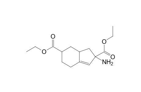 Diethyl 2,3,4,5,6,7-hexahydro-2-amino-2,5-indenedicarboxylate