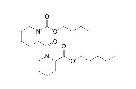 Pipecolylpipecolic acid, N-butoxycarbonyl-, pentyl ester