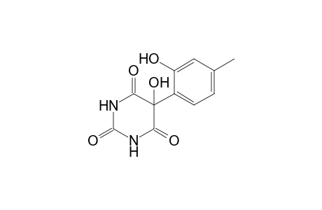 5-(2'-Hydroxy-4'-methylphenyl)-5-hydroxy-(perhydro)pyrimidine-2,4,6-trione