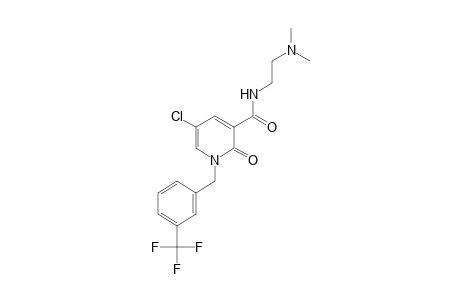 5-CHLORO-1,2-DIHYDRO-N-[2-(DIMETHYLAMINO)ETHYL]-2-OXO-1-[m-(TRIFLUOROMETHYL)BENZYL]NICOTINAMIDE