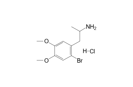 2-bromo-4,5-dimethoxy-alpha-methylphenethylamine, hydrochloride