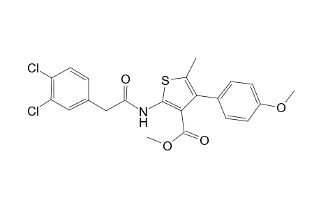 Methyl 2-{[(3,4-dichlorophenyl)acetyl]amino}-4-(4-methoxyphenyl)-5-methyl-3-thiophenecarboxylate