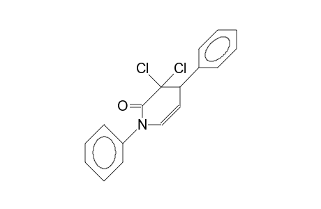 3,3-Dichlor-3,4-dihydro-N,4-diphenyl-2-pyridone