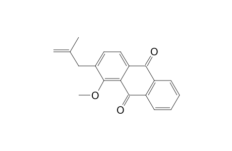 1-Methoxy-2-(2'-methylprop-2'-enyl)anthraquinone