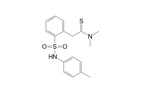 1-N-(4-Methylphenyl)sulfamoyl-2-(N,N-dimethylthiocarbamoyl)methylbenzenesulfonamide 1,1-dioxide