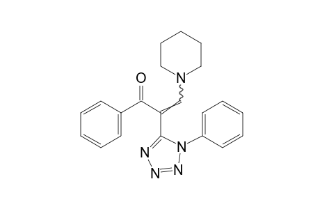 2-(1-phenyl-1H-tetrazol-5-yl)-3-piperidinoacrylophenone