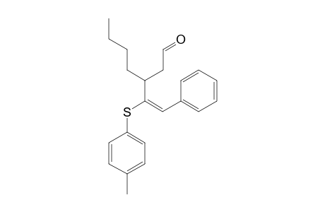 (+/-)-4-(E)-3-NORMAL-BUTYL-5-PHENYL-4-(PARA-TOLYLSULFENYL)-PENT-4-ENAL