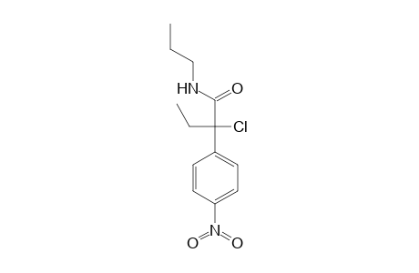 2-Chloro-2-(4-nitrophenyl)-N-propylbutanamide