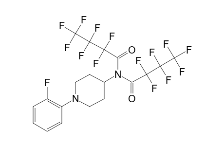 1-(2-Fluorophenyl)-4-piperidinamine, N,N-bis(heptafluorobutyryl)-