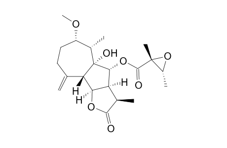 8-ALPHA-(2'R,3'R-EPOXY-2'-METHYLBUTURYLOXY)-9-ALPHA-HYDROXY-1-ALPHA-METHOXY-1,10-ALPHA-DIHYDROMONTAHIBISCIOLIDE