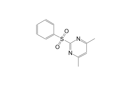 pyrimidine, 4,6-dimethyl-2-(phenylsulfonyl)-