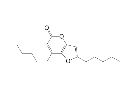 5H-Furo[3,2-b]pyran-5-one, 2,7-dipentyl-