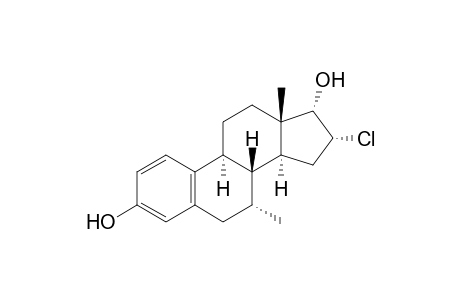 (7R,8R,9S,13S,14S,16R,17S)-16-chloranyl-7,13-dimethyl-6,7,8,9,11,12,14,15,16,17-decahydrocyclopenta[a]phenanthrene-3,17-diol