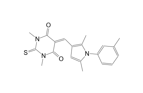 5-{[2,5-dimethyl-1-(3-methylphenyl)-1H-pyrrol-3-yl]methylene}-1,3-dimethyl-2-thioxodihydro-4,6(1H,5H)-pyrimidinedione