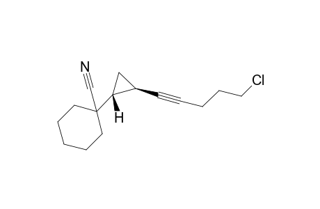 1-[(1R,2R)-2-(5-chloropent-1-ynyl)cyclopropyl]cyclohexanecarbonitrile