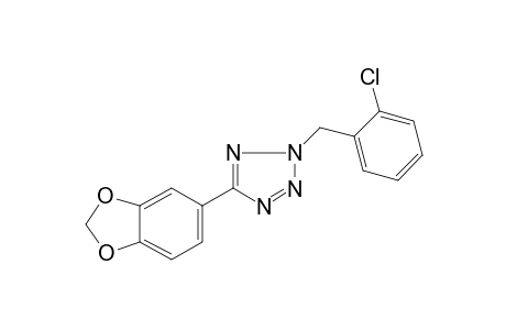 2H-tetrazole, 5-(1,3-benzodioxol-5-yl)-2-[(2-chlorophenyl)methyl]-