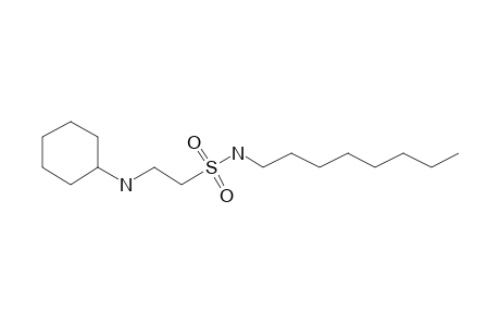 2-(Cyclohexylamino)-N-octylethane-1-sulfonamide