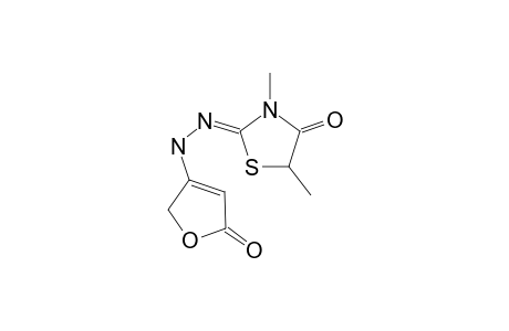 3,5-DIMETHYL-1,3-THIAZOLIDINE-2,4-DIONE-2-[(5-OXO-2,5-DIHYDROFURAN-3-YL)-HYDRAZONE]