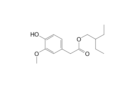 2-ethylbutyl-2-(4-hydroxy-3-methoxy-phenyl)acetate