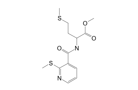 4-(methylthio)-2-[2-(methylthio)nicotinamido]butyric acid, methyl ester