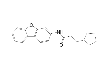 3-Cyclopentyl-N-dibenzo[b,d]furan-3-ylpropanamide