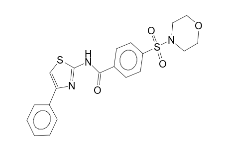 N-(4-phenyl-2-thiazolyl)-4-morpholinosulphonylbenzamide