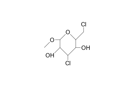 Methyl-3,6-dichloro-3,6-dideoxy.beta.-D-allopyranoside