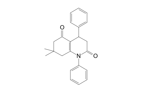 7,7-Dimethyl-1,4-diphenyl-3,4,6,8-tetrahydroquinoline-2,5-dione