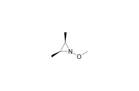 1-Methoxy-2,3-cis-dimethylaziridine (anti)