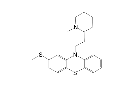 10H-Phenothiazine, 10-(2-(1-methyl-2-piperidinyl)ethyl)-2-(methylthio)-