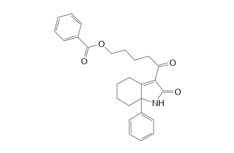 5-Oxo-5-(2-oxo-7a-phenyl-2,4,5,6,7,7a-hexahydro-1H-indol-3-yl)pentyl benzoate