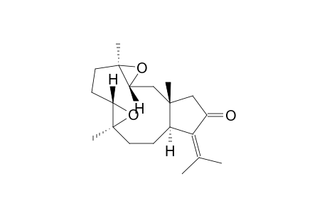 3-(R),4-(R),7-(R),8-(R)-DIEPOXY-13-KETO-1-(R),11-(S)-DOLABELL-12-(18)-ENE