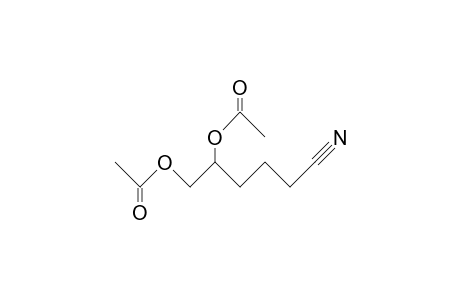 (.+-.)-5,6-Diacetoxy-hexanenitrile