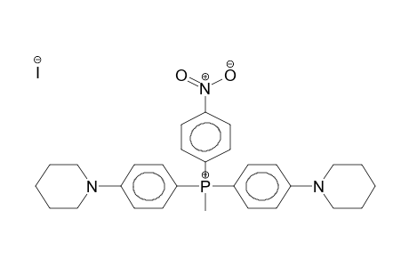 (4-NITROPHENYL)BIS(4-PIPERIDINOPHENYL)METHYLPHOSPHONIUM IODIDE