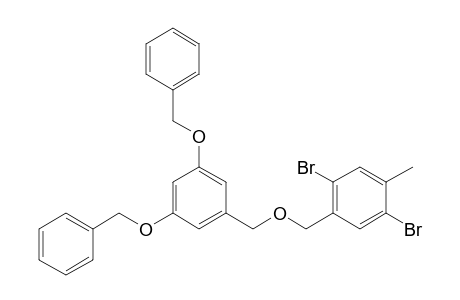 1-Methyl-4-[(3,5-bis(benzyloxy)benzyloxy)methyl]-2,5-dibromobenzene