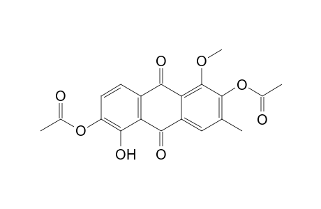 2,6-Diacetoxy-5-hydroxy-1-methoxy-3-methyl-9,10-anthraquinone