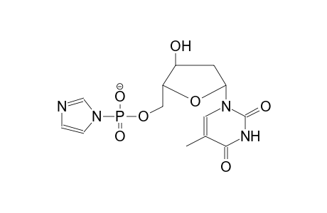 2-ACETYLTHYMIDINE-5'-(IMIDAZOLIDO)PHOSPHATE ANION