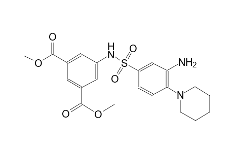 1,3-benzenedicarboxylic acid, 5-[[[3-amino-4-(1-piperidinyl)phenyl]sulfonyl]amino]-, dimethyl ester