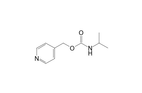 isopropylcarbamic acid, 4-pyridylmethyl ester