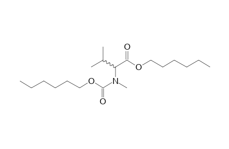 dl-Valine, N-methyl-N-hexyloxycarbonyl-, hexyl ester