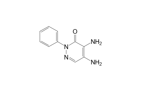 3(2H)-Pyridazinone, 4,5-diamino-2-phenyl-